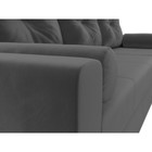 Диван угловой «Верона Лайт», правый угол, механизм еврокнижка, велюр, цвет серый - Фото 4