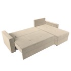 Угловой диван «Верона Лайт», еврокнижка, правый угол, микровельвет, цвет бежевый - Фото 14