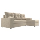 Диван угловой «Верона Лайт», правый угол, механизм еврокнижка, микровельвет, цвет бежевый - Фото 3