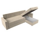 Диван угловой «Верона Лайт», правый угол, механизм еврокнижка, микровельвет, цвет бежевый - Фото 7