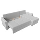 Угловой диван «Верона Лайт», еврокнижка, правый угол, экокожа белый - Фото 12