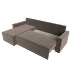 Диван угловой «Верона Лайт», левый угол, механизм еврокнижка, велюр, цвет коричневый - Фото 8