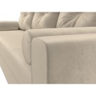 Угловой диван «Верона Лайт», еврокнижка, левый угол, микровельвет, цвет бежевый 9314987