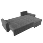 Угловой диван «Верона Лайт», еврокнижка, правый угол, рогожка, цвет серый - Фото 14