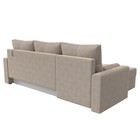 Угловой диван «Верона Лайт», еврокнижка, левый угол, рогожка, цвет бежевый - Фото 10