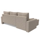 Угловой диван «Верона Лайт», еврокнижка, левый угол, рогожка, цвет бежевый - Фото 6