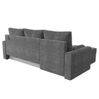 Угловой диван «Верона Лайт», еврокнижка, левый угол, рогожка, цвет серый - Фото 11