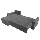Угловой диван «Верона Лайт», еврокнижка, левый угол, рогожка, цвет серый - Фото 14