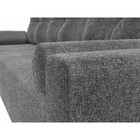 Угловой диван «Верона Лайт», еврокнижка, левый угол, рогожка, цвет серый - Фото 4