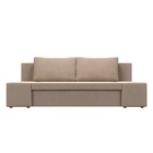 Диван прямой «Сан Марко», механизм еврокнижка, велюр, цвет бежевый - Фото 2