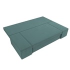 Прямой диван «Сан Марко», еврокнижка, велюр, цвет бирюзовый - Фото 7