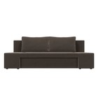 Диван прямой «Сан Марко», механизм еврокнижка, велюр, цвет коричневый - Фото 2