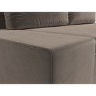 Прямой диван «Сан Марко», еврокнижка, велюр, цвет коричневый - Фото 4