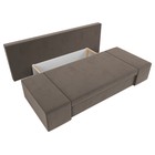 Диван прямой «Сан Марко», механизм еврокнижка, велюр, цвет коричневый - Фото 6