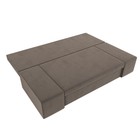 Прямой диван «Сан Марко», еврокнижка, велюр, цвет коричневый - Фото 7