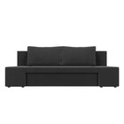 Прямой диван «Сан Марко», еврокнижка, велюр, цвет серый 9315020