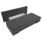 Диван прямой «Сан Марко», механизм еврокнижка, велюр, цвет серый - Фото 6