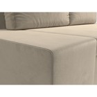 Диван прямой «Сан Марко», механизм еврокнижка, микровельвет, цвет бежевый - Фото 4