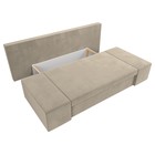 Диван прямой «Сан Марко», механизм еврокнижка, микровельвет, цвет бежевый - Фото 6