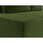 Прямой диван «Сан Марко», еврокнижка, микровельвет, цвет зелёный - Фото 4
