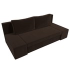 Прямой диван «Сан Марко», еврокнижка, микровельвет, цвет коричневый - Фото 5
