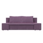 Прямой диван «Сан Марко», еврокнижка, микровельвет, цвет сиреневый - Фото 2