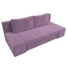 Прямой диван «Сан Марко», еврокнижка, микровельвет, цвет сиреневый - Фото 5