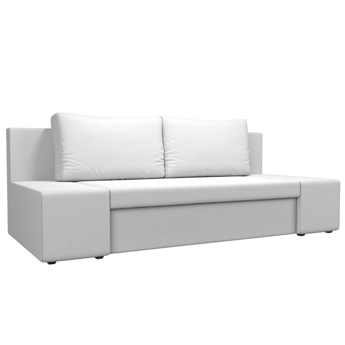 Прямой диван «Сан Марко», еврокнижка, экокожа, цвет белый - Фото 1