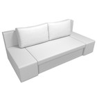 Прямой диван «Сан Марко», еврокнижка, экокожа, цвет белый - Фото 5
