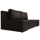 Прямой диван «Сан Марко», еврокнижка, экокожа, цвет коричневый - Фото 3