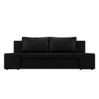 Прямой диван «Сан Марко», еврокнижка, экокожа, цвет чёрный - Фото 2