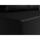 Прямой диван «Сан Марко», еврокнижка, экокожа, цвет чёрный - Фото 4