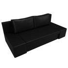 Прямой диван «Сан Марко», еврокнижка, экокожа, цвет чёрный - Фото 5