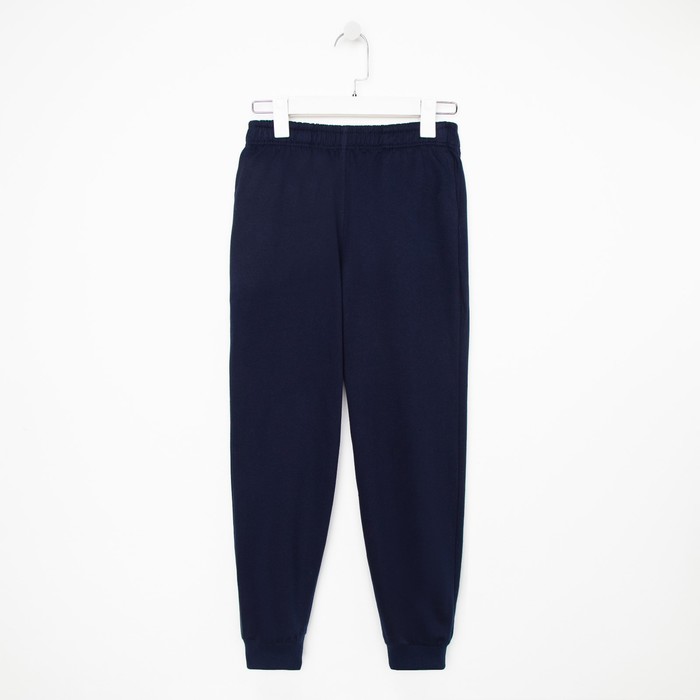 Брюки для мальчика НАЧЁС, цвет тёмно-синий, рост 140 см - Фото 1