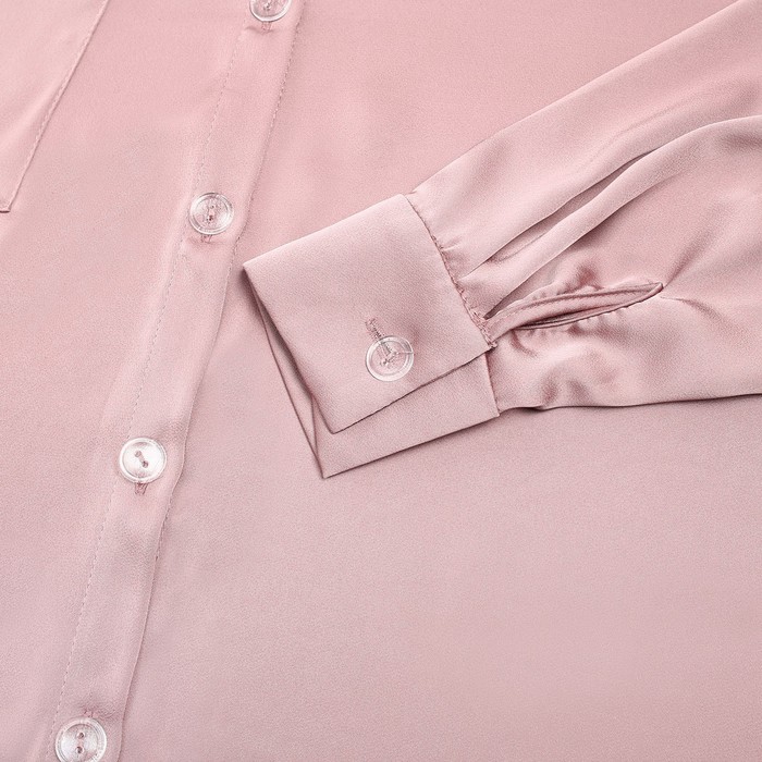 Комплект (сорочка, брюки) женский MINAKU: Light touch цвет темно-розовый, р-р 44 - фото 1909003315