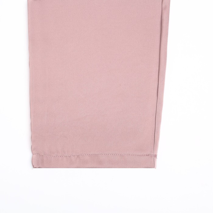 Комплект (сорочка, брюки) женский MINAKU: Light touch цвет темно-розовый, р-р 44 - фото 1909003317