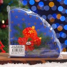 Салфетки бумажные Art Bouquet Rondo "Новогодние шары на синем", 3 слоя, d 32, 12 шт  (артикул 9298435)  большой выбор товаров оптом и в розницу по низким ценам с доставкой
