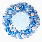 Салфетки бумажные круглые Art Bouquet Rondo «Новогодний венок», 3 слоя, d 32 см, 12 шт - Фото 2