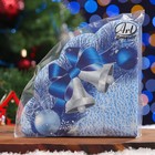 Салфетки бумажные круглые Art Bouquet Rondo «Новогодний венок», 3 слоя, d 32 см, 12 шт - Фото 5