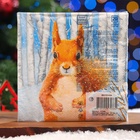 Салфетки новогодние бумажные Home Classic «Белочка», 3 слоя, 33х33 см, 20 шт - Фото 5