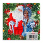 Салфетки новогодние бумажные Home Classic «Дед Мороз и Снегурочка», 3 слоя, 33×33 см, 20 шт. - Фото 3