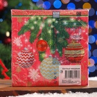 Салфетки новогодние бумажные Home Classic «Ёлочные украшения», 3 слоя, 33х33 см, 20 шт - Фото 5