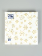 Салфетки новогодние бумажные «Золотые снежинки», 3 слоя, 33×33 см, 20 шт. - Фото 2
