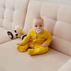 Комбинезон детский MINAKU, цвет жёлтый, рост 62-68 см - Фото 2