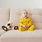 Комбинезон детский MINAKU, цвет жёлтый, рост 62-68 см - Фото 4