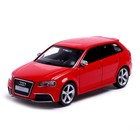 Машина металлическая AUDI RS3 SPORTBACK, 1:43, цвета МИКС, в пакете 9278907 - фото 11937821