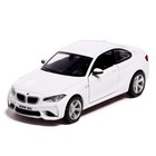 Машина металлическая BMW M2 COUPE, 1:32, инерция, открываются двери, цвет МИКС, в пакете - фото 24587845