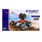Танк радиоуправляемый Stunt, 4WD полный привод, стреляет ракетами, цвет чёрно-синий - фото 3881369