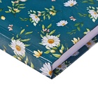 Ежедневник недатированный А5, 128 листов «ЦВЕТЫ. Паттерн», твёрдая обложка, глянцевая ламинация - Фото 4