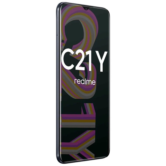 Смартфон Realme C21Y, 6.5", LCD, 2 sim, 3 Гб, 32 Гб, 13 Мп, 5 Мп, 5000 мАч, NFC, черный - фото 51323092